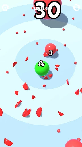 Gameplay screenshot 1 from Rolling Balls Swallowing - Casual game